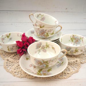 Vintage Haviland Limoges Tea Cup and Saucer