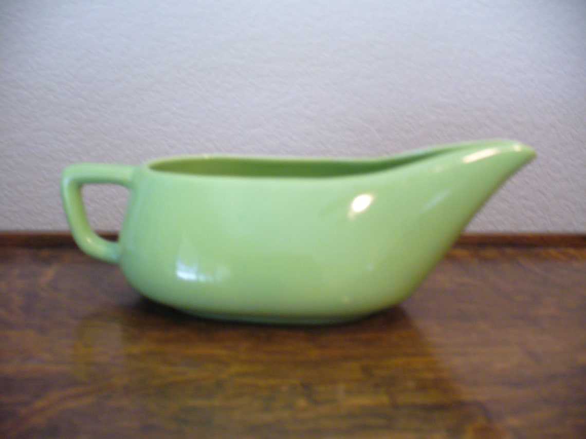Brusche California Pottery Gravy Boat 1950's Etsy