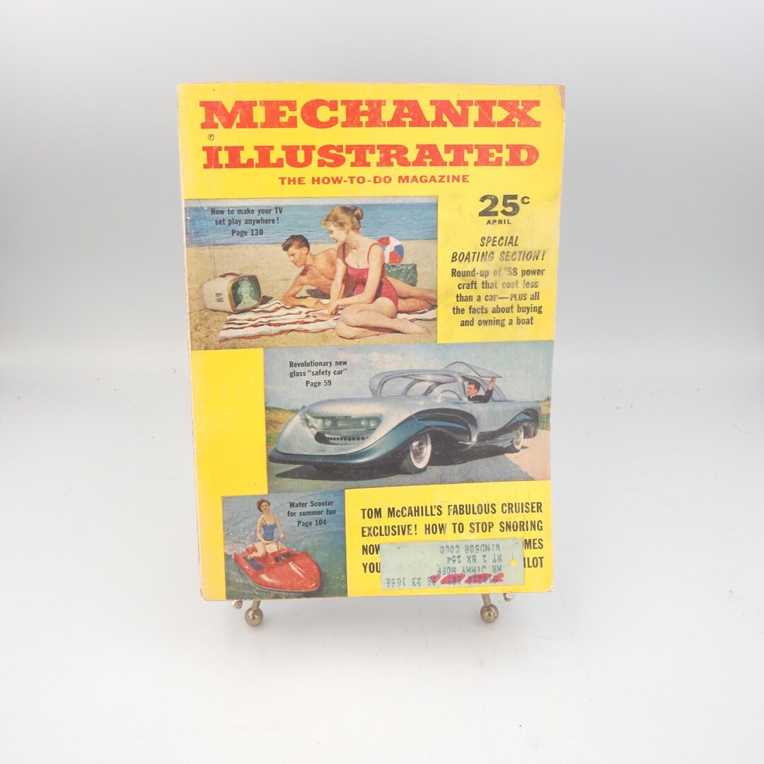 まりページ Vintage Mechanix Illustrated April 1958 - Etsy