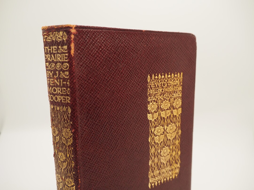 Antique Book the Prairie by James Fennimore Cooper Everyman's Library J