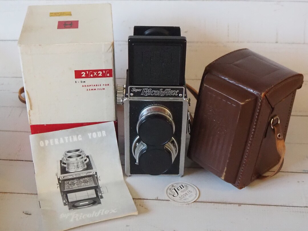 RICOH FLEX model Ⅵ カバー付き、レンズキャップ欠【昭和レトロ】