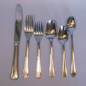 thumbnail image 2 of International Silver Park Hill Flatware – 18-8 Stainless, Glossy, Made In Korea (1985) 2 of 2