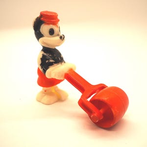 Vintage Mickey Mouse Ramp Walker Toy by Marx Disney Collectible 1950&#39;s