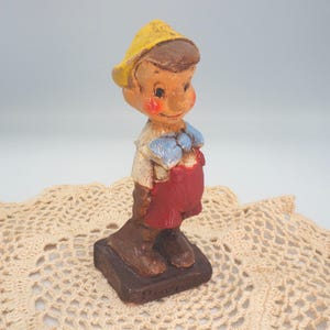 Vintage Pinocchio 1940&#39;s Walt Disney Collectible Figurine Syroco Style