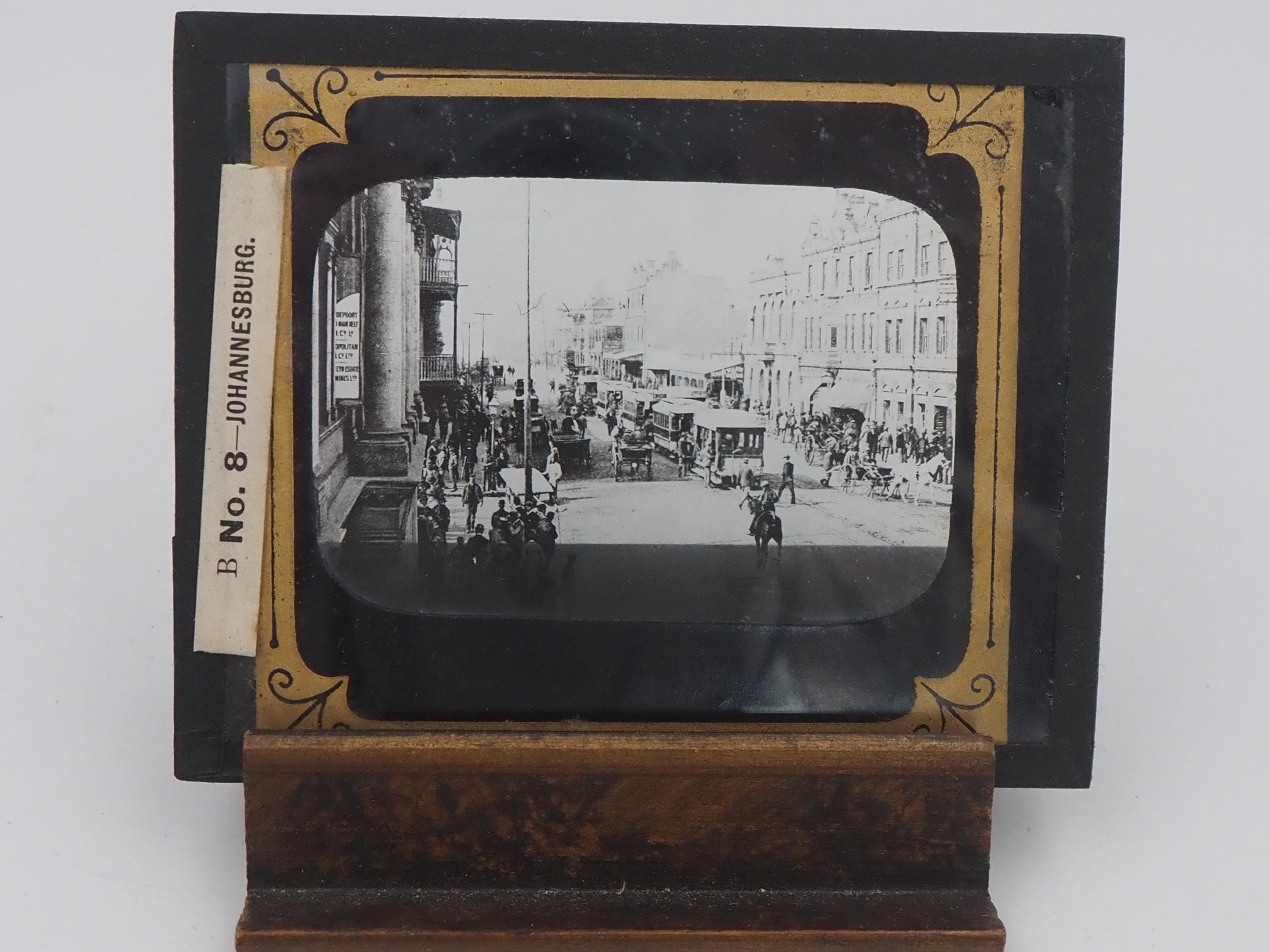 Diapositive Ancienne Lanterne Magique GREENOCK N°13 L'ESPLANADE – Photo Écosse 1908, Sépia