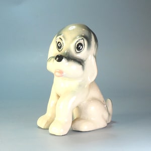 Vintage Kitschy Anthropomorphic Dog Puppy Figurine Made in Japan