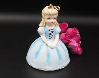 Vintage Figurine Bell Cinderella  Kitschy Fairy Tale Figurines