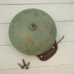 Antique  Victorian Brass Mechanical Bell