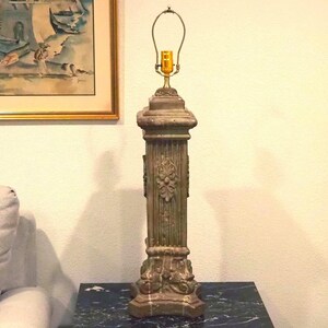 Van Briggle grote hoge lamp zeldzame MC Vintage