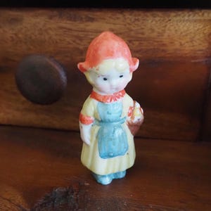 Vintage Bisque Penny Doll Dutch Girl