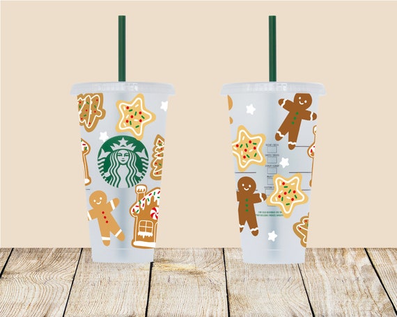 Ginger Bread Cup, Christmas Starbucks Cup, Ginger Bread