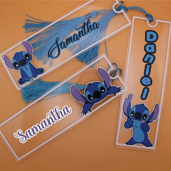 Stitch Bookmark, Book Lover Gift Bookmark, Custom Book  Mark