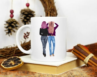 Tazza best friends, tazze personalizzate, tazza besties