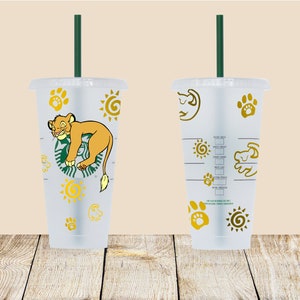 Simba Custom Cup, The Lion King Starbucks Cup, Simba, Lion King
