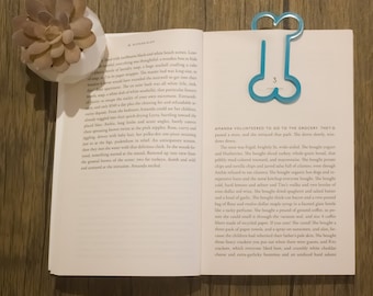 Dog Bone - Shaped Bookmark - Snack Bag Closure