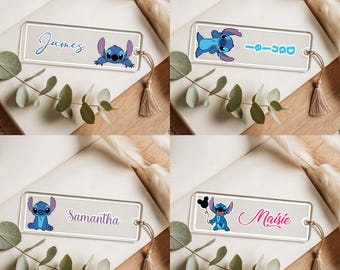 Stitch Bookmark, Book Lover Gift Bookmark, Custom Book  Mark