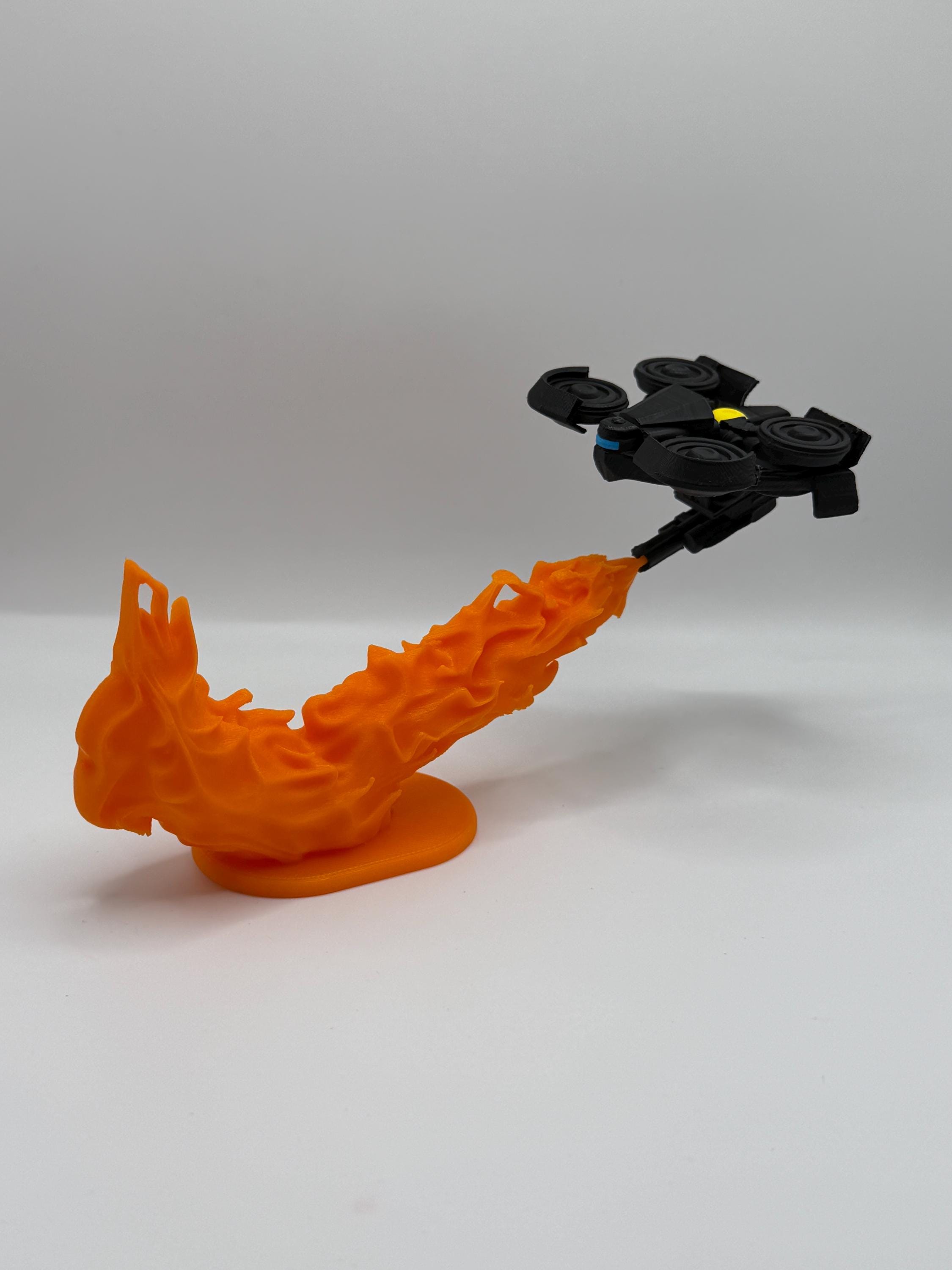 Firefly Drone With Flame Effect | ARC Raider Inspired | 3D Printed