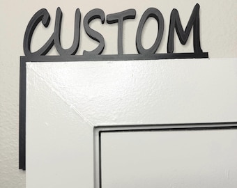 Custom 3D Printed Door Frame Name Sign: Personalized Wall Decor