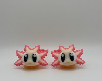 Figurine articulée axolotl imprimée en 3D : jouet de bureau kawaii