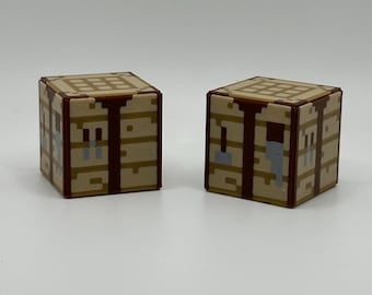 Crafting Table Block - 3D gedruckter einzelner Würfel | Gamer Dekor