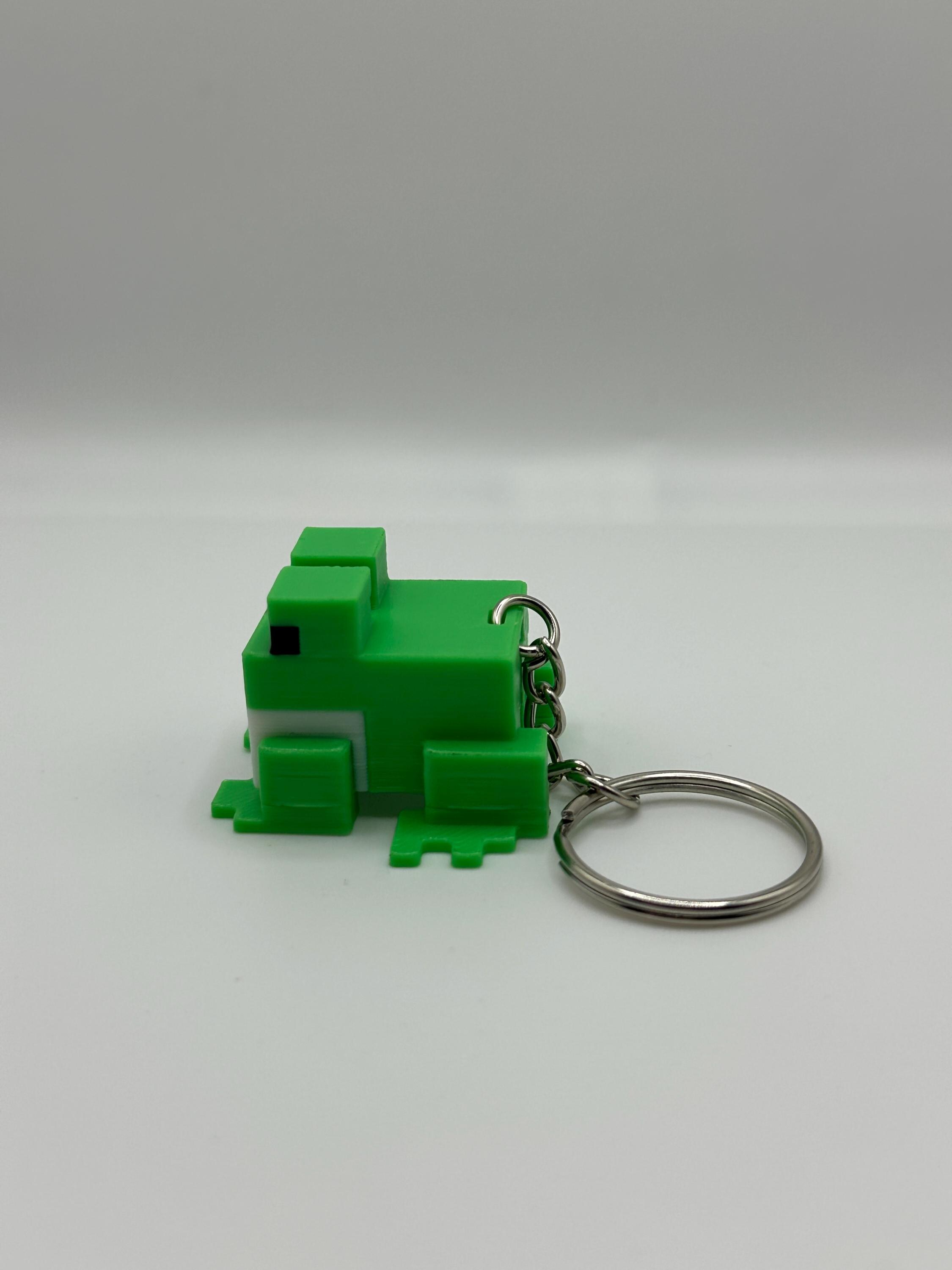 Minecraft-inspired Frog | 3D Printed Pixelated Frog Figure | Minecraft ...
