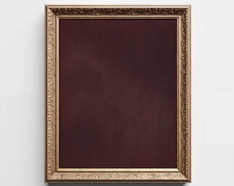 Burgundy Moody Print, Wine Color Oil Painting, Burgundy Color Study, Modern Organic Wall Art, Fine Art Painting, Trendy Instant Download