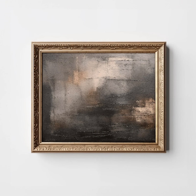 Abstract Charcoal Art Etsy