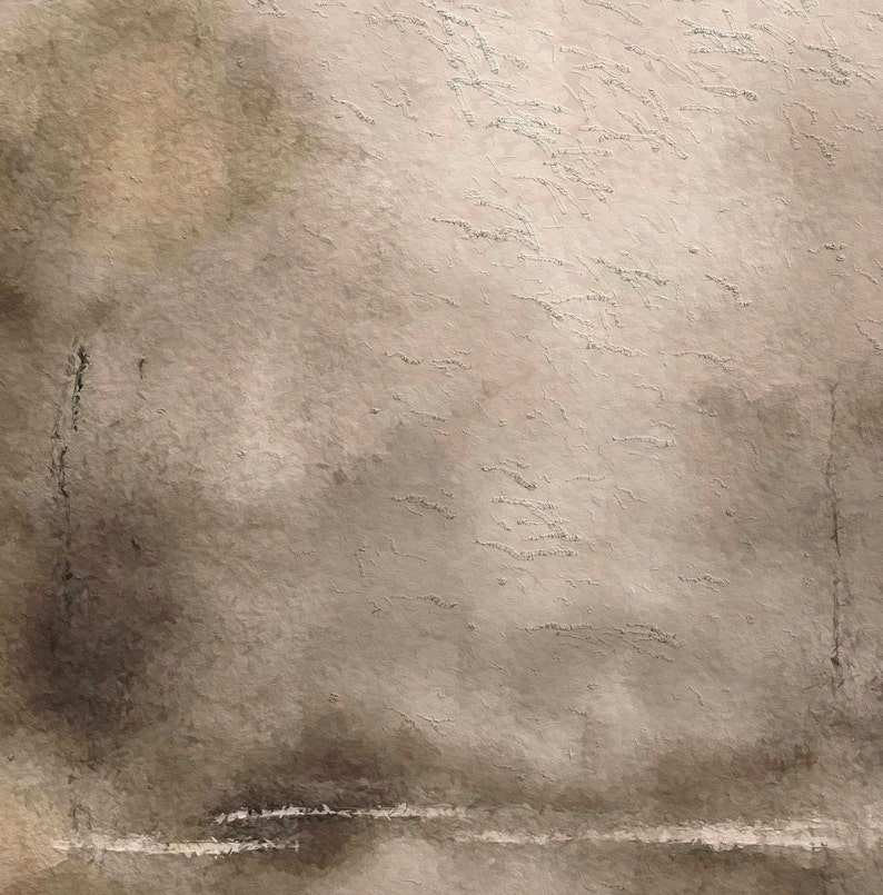 May include: A textured, light brown background with a darker brown border. The background has a subtle, faded look, giving it a vintage feel.