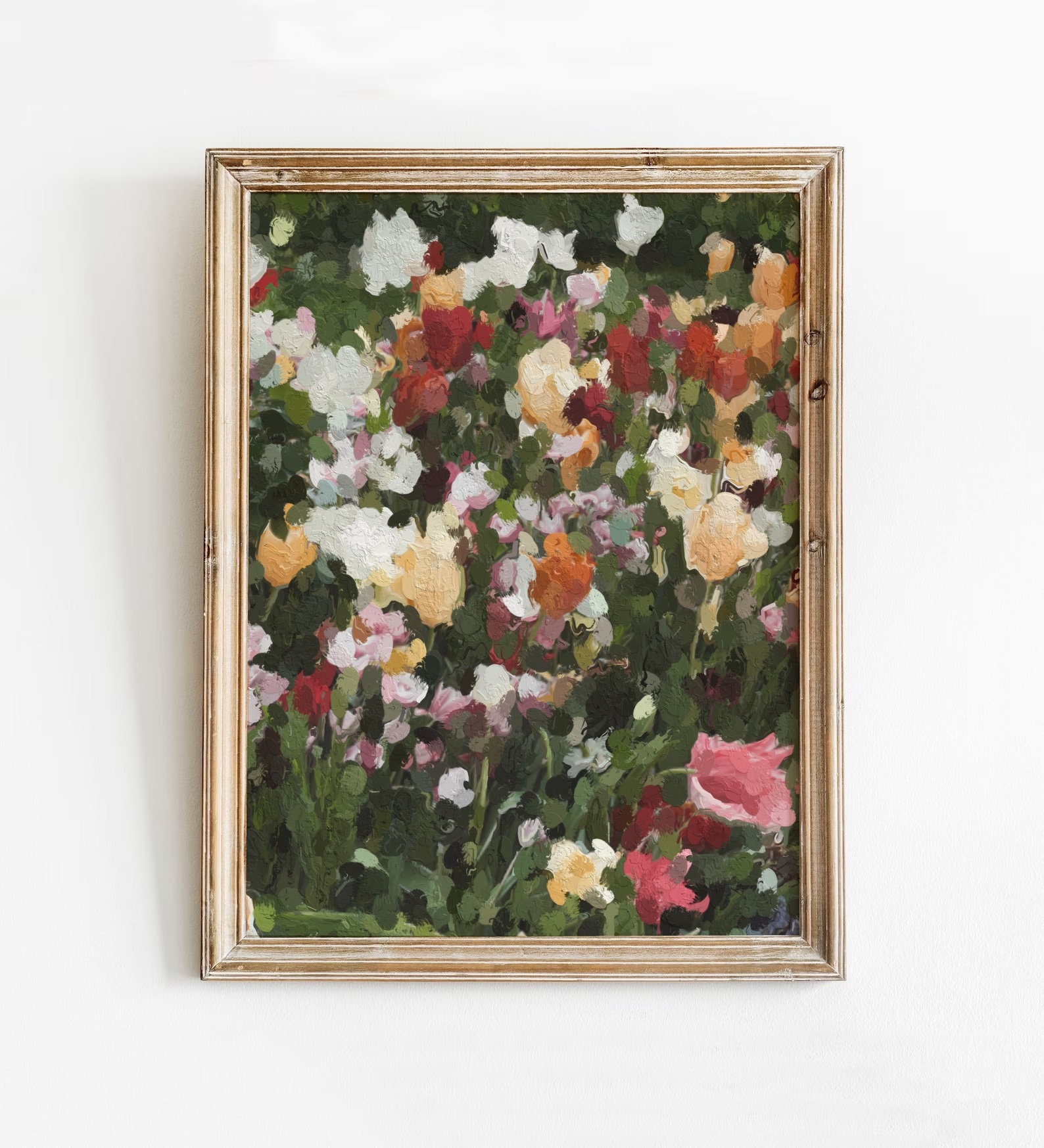 油彩画 チューリップ 油彩画 チューリップ