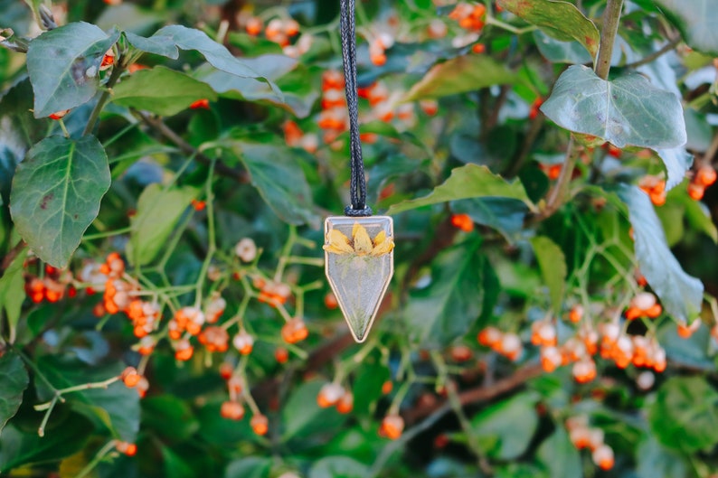 Sunflower Arrowhead Pendant image 1