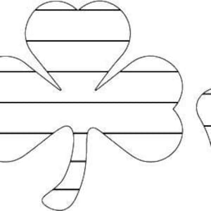 Faux Shiplap Shamrocks | Glowforge Files | SVG | PDF Laser Cut Files | St. Patricks Day