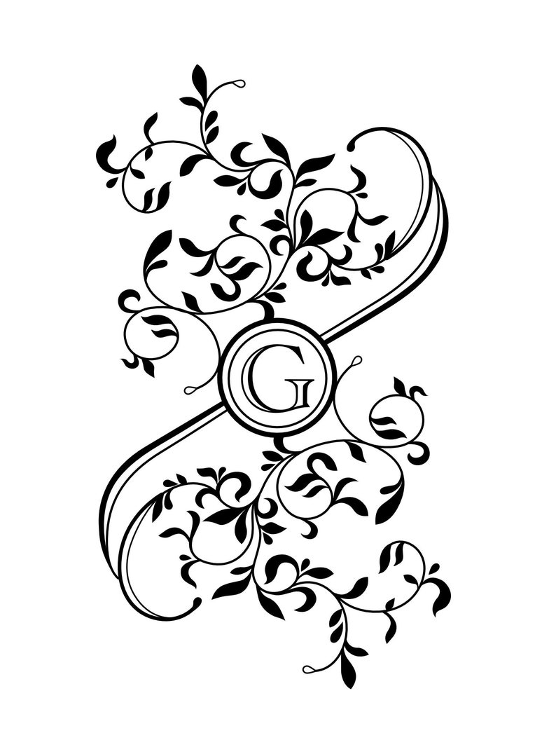 Free SVG Single Letter Monogram Svg 13960+ SVG PNG EPS DXF ...