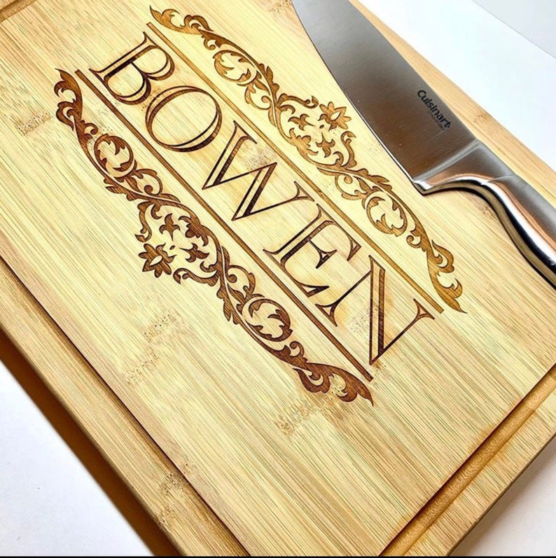 Engrave SVG File Name Border & Laser Engraver Etsy