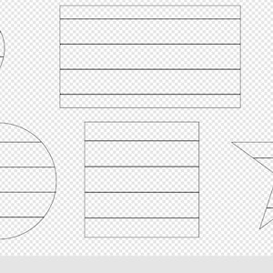 Faux Shiplap 5 Shape Bundle | SVG | Laser Cut - Glowforge File - Now Includes Star!