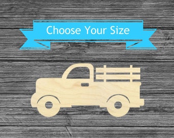 full size wooden truck