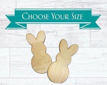 Rabbit Laser Cut Out Wood Shape Craft Supply \u2013 Woodcraft Cutout