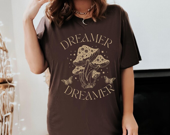 Featured listing image: Dreamer Mushroom Cottagecore Shirt