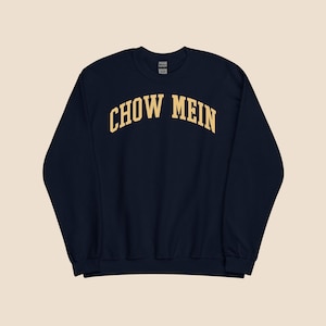 Chow Mein Unisex Sweatshirt – Cute Oversized Crewneck for Noodle Lovers, Asian Food Fans, and Takeout Enthusiasts