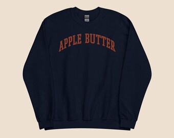Apple Butter Sweatshirt – Cozy Maryland Fall Foodie Crewneck for Autumn Lovers & Southern Comfort Fans