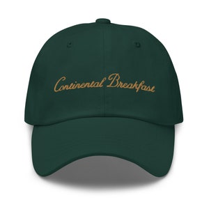 Continential Breakfast Dad hat Gift for Her, Foodie, Breakfast lover, Croissant, Muffin, Trending Now, Gift for him