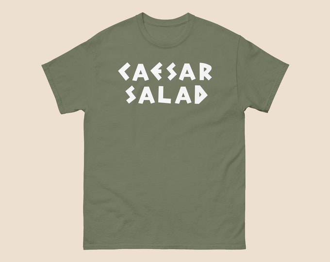 Caesar Salad T-Shirt - Vegan & Vegetarian Friendly - Chic Foodie Wear