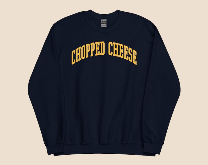 Chopped Cheese Sweatshirt - NYC Deli Style - Urban Foodie Crewneck