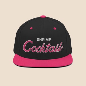 Shrimp Cocktail Hat - The Perfect Gift for Holiday Parties, Food Lovers, Chefs, and Foodies. A stylish hat for anyone who loves seafood.