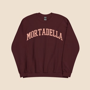 Mortadella Sweatshirt - Gift for Italian Charcuterie Food Lovers, Oversized and Soft, Ideal for Foodies and Italy lovers, Unisex sweatshirt