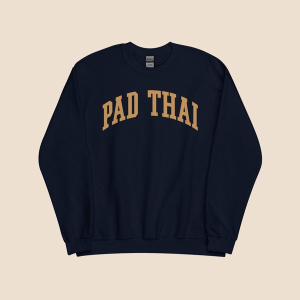 Sudadera Pad Thai: regalo ideal para los amantes de la comida tailandesa, Tailandia, gran regalo para ella, entusiasta de la comida asiática, fanática de los fideos.