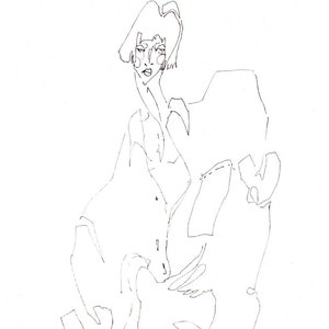 Ink Fashion Illustration