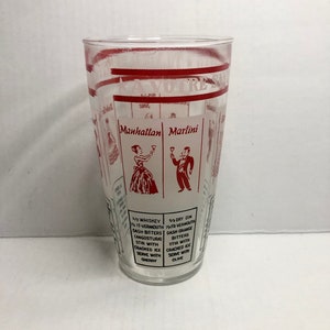 Made in italy C.1966 Glass Cocktail ShakerDrink Mixer Per Alimenti