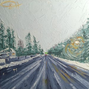 Winter Wonderland Oil Painting