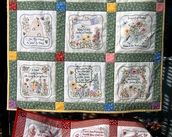 Cozy Quilt Embroidery Pattern - Instant Digital Download
