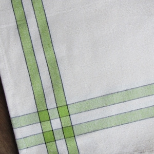 Dunroven House Lime Stripe Tea Towel